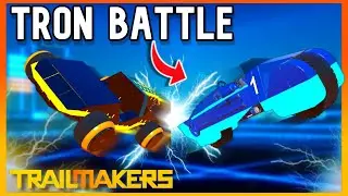 We Had an EPIC 'TRON' Battle but I Didn't expect THIS! | Trailmakers Multiplayer