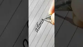 admiral | English Handwriting | Italic Handwriting