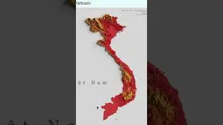 Topography of Viet Nam