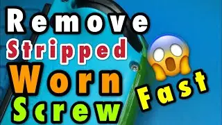 How to remove small stripped screws nintendo switch joy con