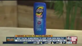 Consumer Reports tests facial sunscreens to determine the best ones to keep your skin youthful