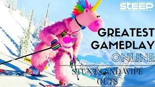 STEEP BEST STUNTS/TRICKS/WIPE OUTS (ONLINE MULTIPLAYER)