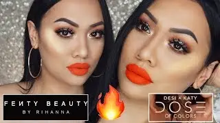 FENTY BEAUTY & DESIXKATY | HOT FIRE MAKEUP TUT | JACKSSANCHEZTV