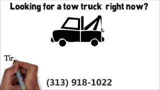 24 Hour Tow Truck Service Detroit MI | Call us @ (313) 918-1022