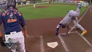 Ardolis Garcia Does A Cartwheel To Avoid A HBP 🤸&zwj;♂️