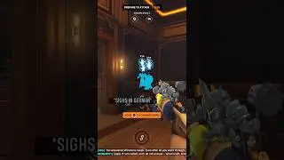 Ana and Reinhardt interaction - Overwatch 2