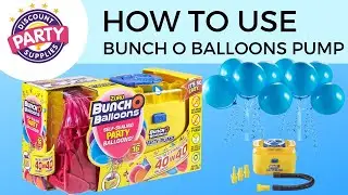 How To Use Bunch O Balloons Pump : DISCOUNT PARTY SUPPLIES