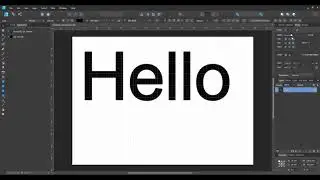 Making a Hollow Text Effect in Affinity Designer