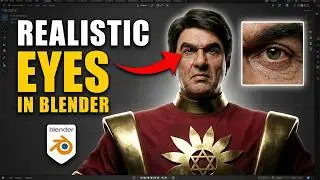 How to Make Realistic 3D Eyes in Blender | Complete Eye Modeling & Texturing Tutorial