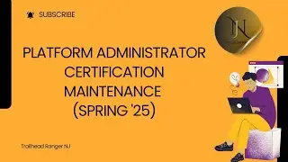 Platform Administrator Certification Maintenance Spring '25 | Unit 1 & 2