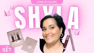 DOSE OF COLORS X SHYLA LIP SET | UNBOXING, FIRST IMPRESSIONS, DEMO AND REVIEW