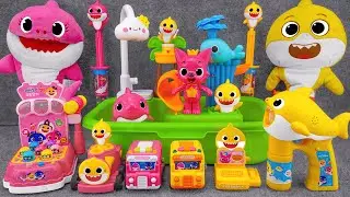BABY SHARK Collection✨Satisfying Unboxing Baby Shark Bathtub Playset (ASMR)