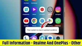 your system is now in optimal condition || optimal condition in phone meaning || Realme OnePlus