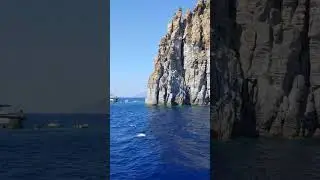 Vista su #Stromboli dall'arcipelago di #panarea