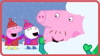 Истории Свинки Пеппы 👻 Бу! Снежный монстр во дворе! ❄️ | Toon Mania - Little Zoo Club