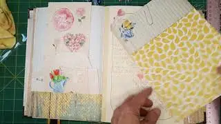 my #daphnesdiary #writingjournal flip through🌸  #handcraftedjournal