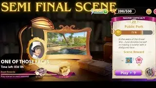 June's Journey Secrets 32 Scene 20 Public Park Semi Final Scene Word Mode 4k HD 