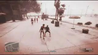 GTA V Online PS5 - Hitting people using my Stone Hachet (Rampage)!