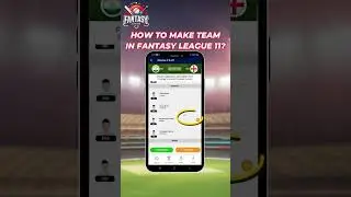 How to make team in Fantasy League 11