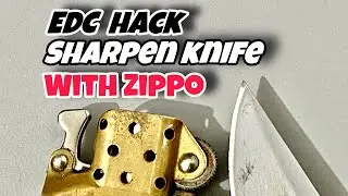 Zippo Tricks: революционный лайфхак для повседневного использования! Как заточить нож с помощью Z...