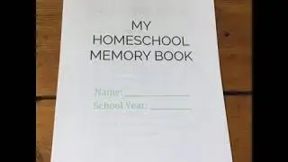 My Homeschool Memory Book - FREE Printable!