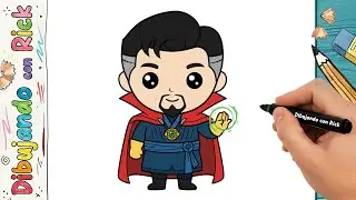 C&oacute;mo Dibujar a DOCTOR STRANGE KAWAII Paso a Paso 🔮✨ | Tutorial de Marvel | Avengers Doomsday