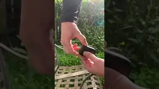 How to safely open a flume pebble.