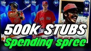 10 NEW DIAMONDS! 500K SPENDING SPREE - MLB 17 The Show Diamond Dynasty