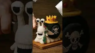 🐌🎸 Yohohoho Brook&rsquo;s Den Den Mushi sliced ☠️#OnePiece #DenDenMushi #Brook #anime #cutting