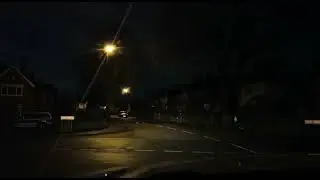 Let's Drive - Walsall UK, Harden to Green Rock - evening drive, Xmas lights
