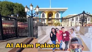 Pinoy in Oman exploring Al Alam Palace in Mattrah