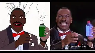 😂Eddie Murphy fights his own body  The Nutty Professor Funny drawing Memes🤣