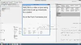 Setting up Mnemonic in Java Swing Netbeans