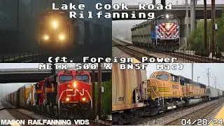 Awesome Time Railfanning At Lake Cook Road Metra Station! (4/28/24) Ft. @WC7525-films.