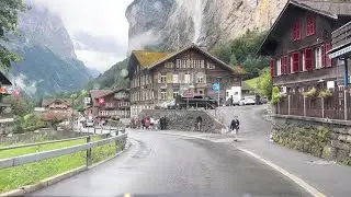 Lauterbrunnen Switzerland🇨🇭 | The Most Beautiful Village in Switzerland | UK to Switzerland by car 