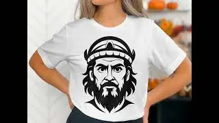 Hannibal Barca Silhouette SVG, Carthaginian General Clipart, Historical Icon Vector, Military Leader