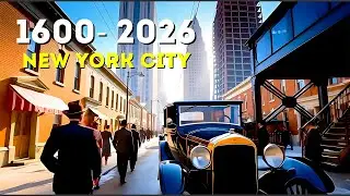 EVOLUTION of New York City | 1600 - 2026 (POV  ASMR Timelapse Walk)