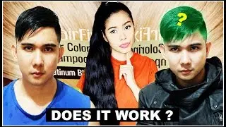 TESTING OUT-HAIR COLORING SHAMPOO- DYING DARK HAIR TO BLONDE HAIR? DOES IT WORK? BEAUTYKLOVE