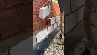 Bricklaying skills/ how to butter your blocks