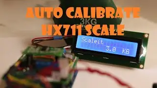Auto calibrate hx711 scale with known weight.