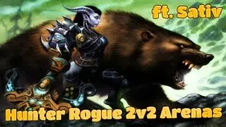 5.4.8 Marks Hunter PvP (1080p ᴴᴰ) - Epic Hunter Rogue 2v2 Arenas ft. Sativ!