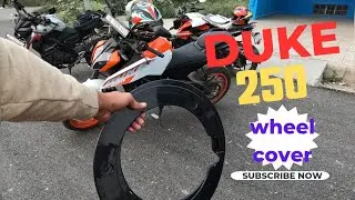 installing PRO-DISC wheel cover on my new duke 250 l duke 250 modification l how wheel cover install