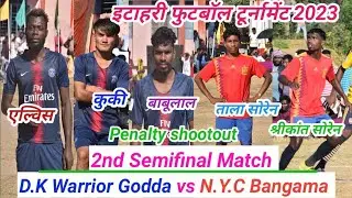 2nd Semifinal||DK Warrior  vs  N.Y.C Bangama||penalty Shootout||Itahari football match||#football