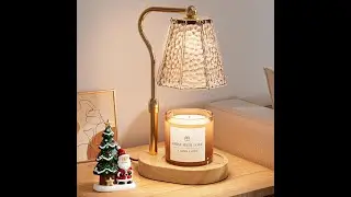 Candle Warmer Lamp with Timer Dimmable, Height Adjustable Wax Melt Warmer for Home Decor