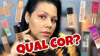 MEUS TONS DE BASE | MOSTREI TODAS AS MINHAS CORES