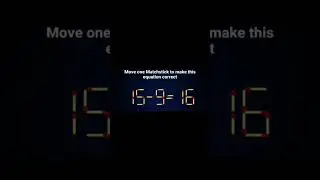 #puzzles  #matches #riddles #mathsriddles #viralshorts #foryoupage #explorepage #trending