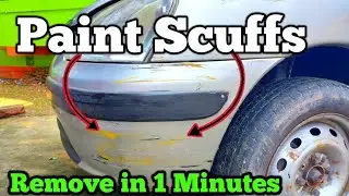 Paint Scuff Removal at Home | How to Remove Paint Transfer from Car Paint