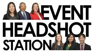 Headshot booth: A SHOWSTOPPER for Trade Show Booth in Salt Lake City Utah! (SAMPLES, EXCLUSIVE BTS!)