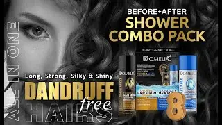 Domelic shower combo pack For hair fall , dandruff free hair , hair regrowth