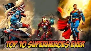 Top 10 Most Influential Superheroes of All Time 🔥 | From Superman to Spider-Man (Hindi)